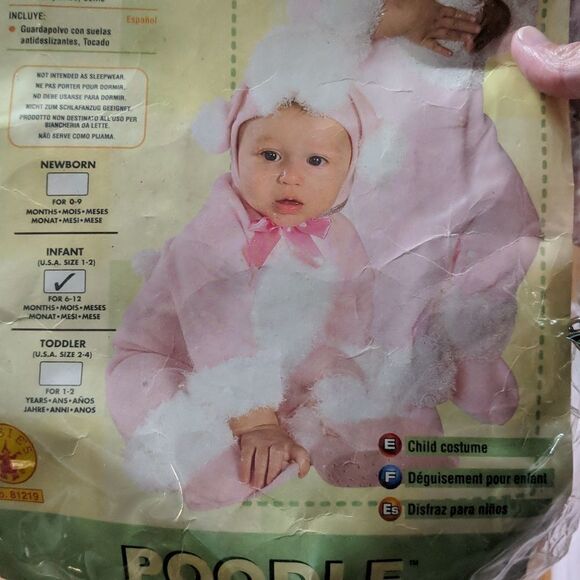 Rubies ez on poodle costume Sz 6-12m NWT - Picture 10 of 12